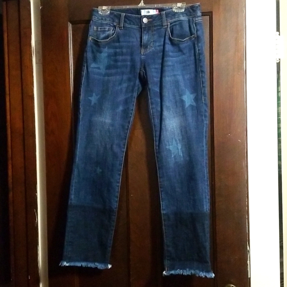 NWOT CAbi cropped slim boyfriend jeans- 2